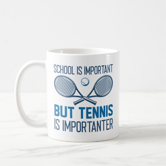 Mug Le Tennis Est Important (Gauche)