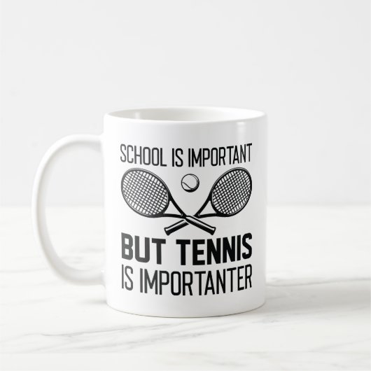 Mug Le Tennis Est Important (Gauche)
