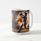 Mug Le terrain de baseball Thunder, (Devant droit)