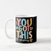 Mug Le Test Motivational Test Day Enseignant Vous Avez (Gauche)