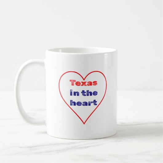 Mug Le Texas Au Coeur (Gauche)