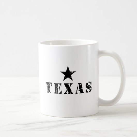 Mug Le Texas, l'état solitaire d'étoile (Droite)