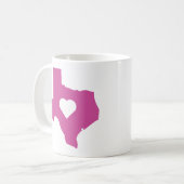 Mug Le Texas rose (Devant gauche)