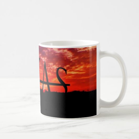 MUG LE TEXAS SOUS LE COUCHER DU SOLEIL (Droite)