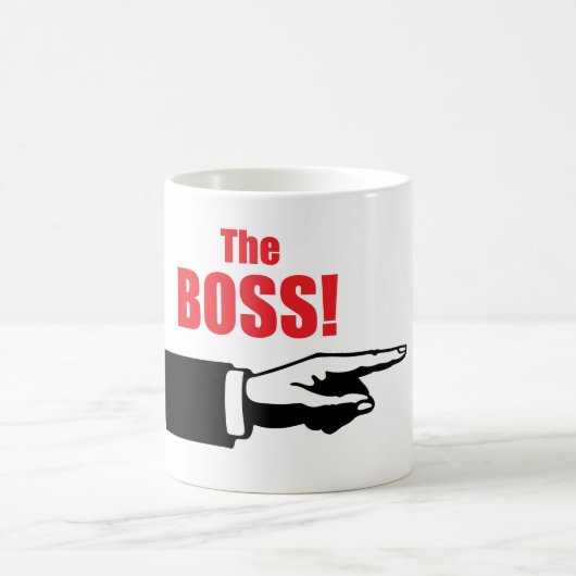 Mug Le texte de Boss (Centre)