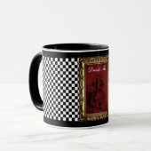 Mug Le texte fait sur commande Alice au pays des (Devant gauche)