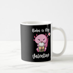 Mug Le thé Boba est mon axolotl de la Saint-Valentin A