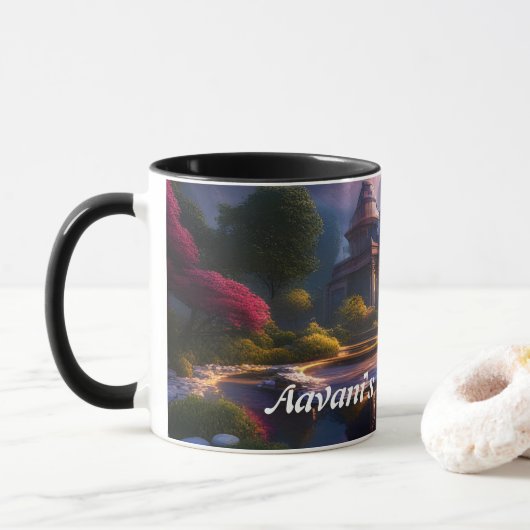 Mug Le thé du matin d'Aavani (Avec donut)