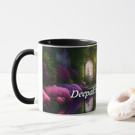 Mug Le thé du matin de Deepak (Avec donut)