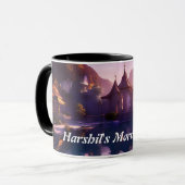 Mug Le thé du matin de Harshil (Devant gauche)
