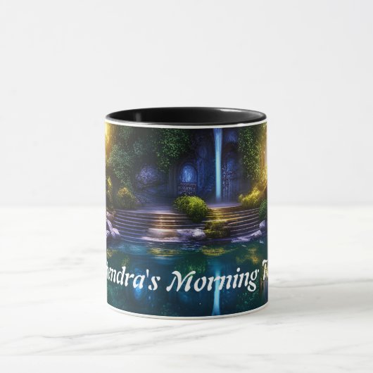 Mug Le thé du matin de Jitendra (Centre)