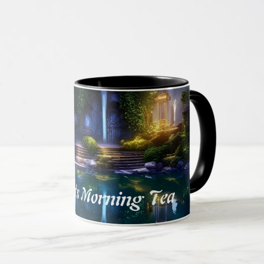 Mug Le thé du matin de Jitendra (Devant droit)