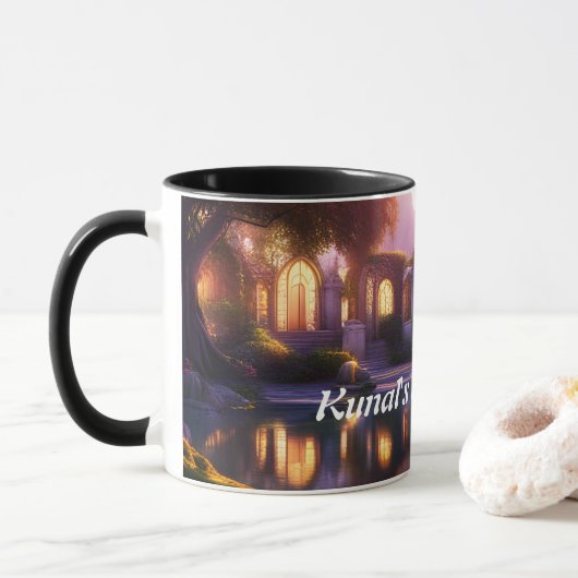 Mug Le thé du matin de Kunal (Avec donut)