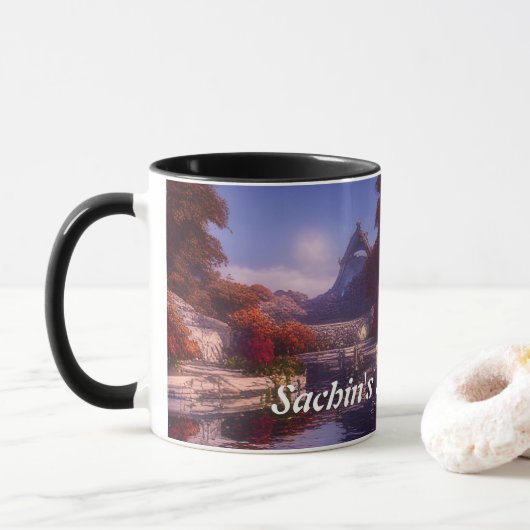 Mug Le thé du matin de Sachin (Avec donut)