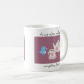 Mug Le thé rend tout mieux mignonne Tea Lover cadeau (Devant droit)
