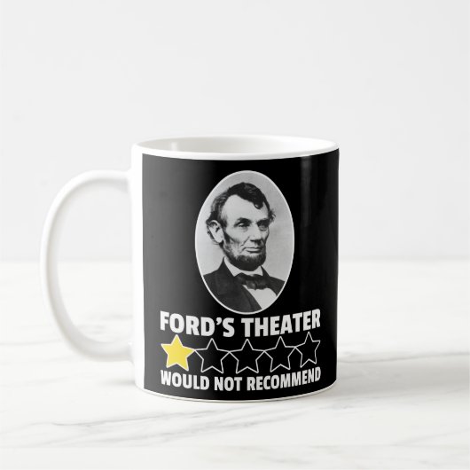Mug Le Théâtre de Ford ne recommanderait pas Abraham L (Gauche)