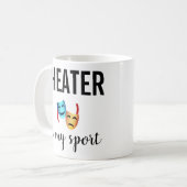 Mug Le théâtre est mon sport, masque émoticônes émotic (Devant gauche)
