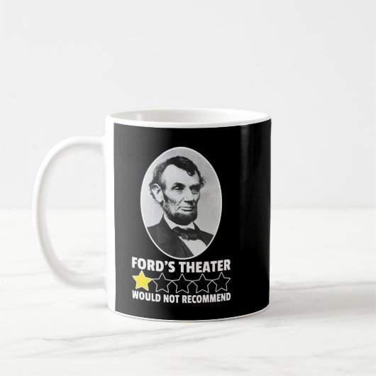 Mug Le Théâtre Ford ne recommanderait pas 1 Étoiles Ab (Gauche)