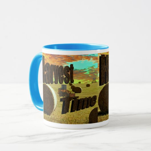Mug Le Thème Et Le Logo Du Temps De Récolte, (Devant gauche)