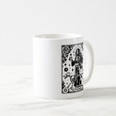 Mug Le thème Tarot de la maman du chien (Devant droit)