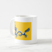 Mug Le Thibet - promos de drapeau de dynastie de Qing (Devant gauche)