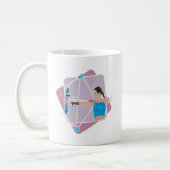 Mug Le tir à l'arc des femmes (Gauche)