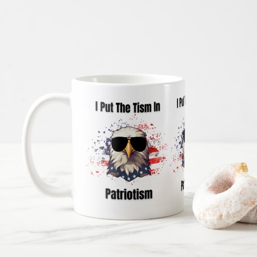 Mug Le Tisme Dans Le Patriotisme (Avec donut)