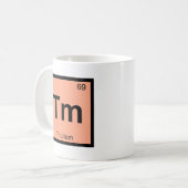 Mug Le TM - Symbole de Tableau périodique de chimie de (Devant gauche)