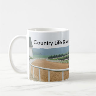 Mug Le tracteur Harrows la voie, vie à la campagne