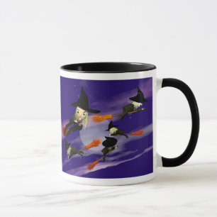 Mug Le trafic de sorcière de Halloween