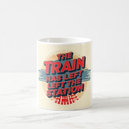 Mug Le train a quitté la gare (Centre)