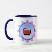 Mug Le train de la pensée est parti sans moi (Gauche)