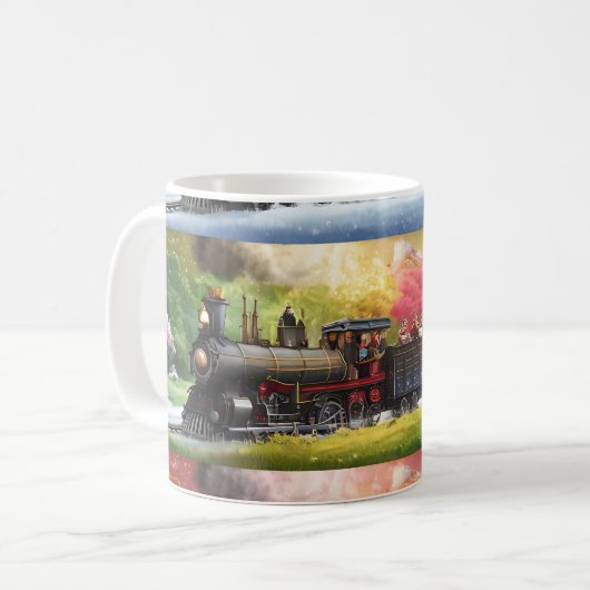 Mug Le train des saisons (Devant gauche)