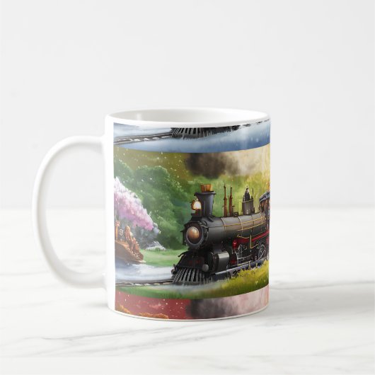 Mug Le train des saisons (Gauche)