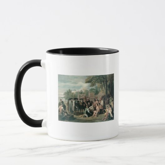 Mug Le Traité de William Penn avec les Indiens dedans (Gauche)
