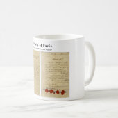 Mug Le Traité ORIGINAL de Paris 1783 (Devant droit)