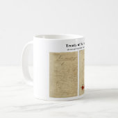 Mug Le Traité ORIGINAL de Paris 1783 (Devant gauche)