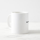 Mug Le travail à la maison est facile… comme un (Devant gauche)