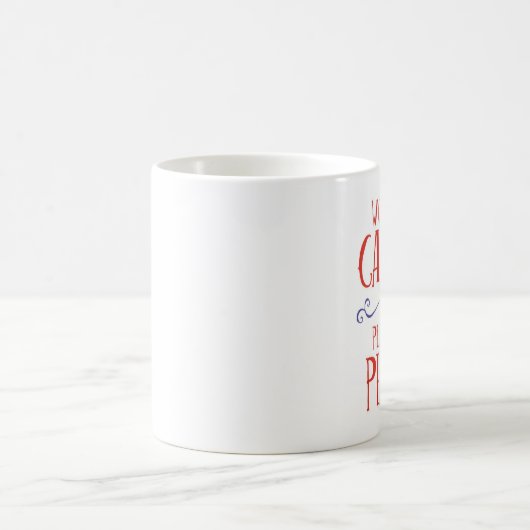 Mug Le "travail comme un capitaine, jeu aiment un (Centre)
