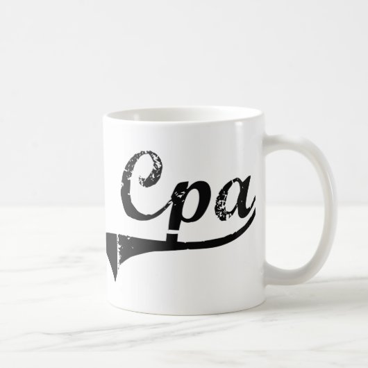 Mug Le travail de professionnel de Cpa (Droite)