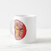 Mug Le travail du bois est puissance (Devant gauche)