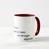 Mug Le travail du mantra (Devant droit)