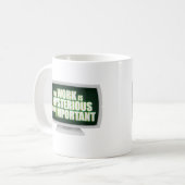 Mug Le travail est mystérieux et important (Devant gauche)