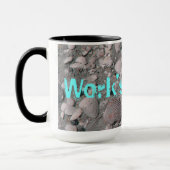 Mug Le travail est une plage. (Gauche)