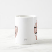 Mug Le travail interfère avec mon football (Centre)