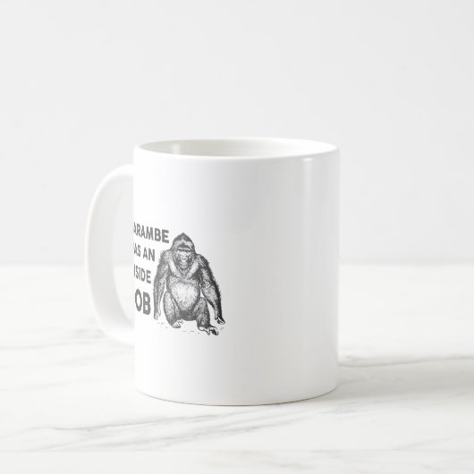 Mug Le travail intérieur Harambe (Devant gauche)