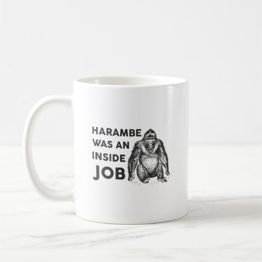 Mug Le travail intérieur Harambe (Gauche)