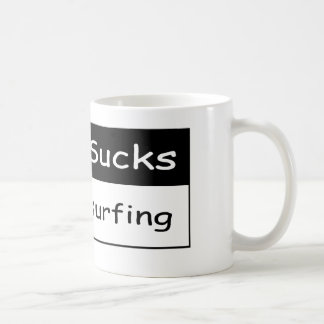 Mug Le travail suce