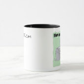 Mug Le travail suce (Centre)