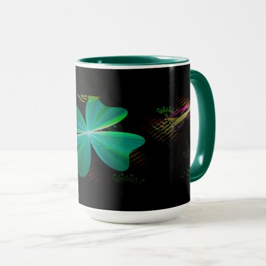 Mug ☼ Le trèfle à quatre feuilles ☼ (Devant droit)